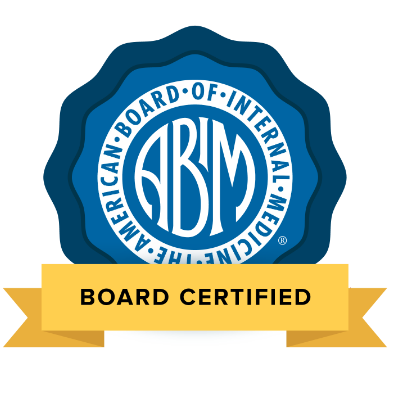 American Board of Internal Medicine – Board Certified